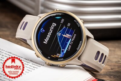 Garmin Forerunner 970, Soft Gold, French Grey, Indigo