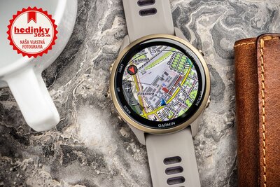 Garmin Forerunner 970, Soft Gold, French Grey, Indigo