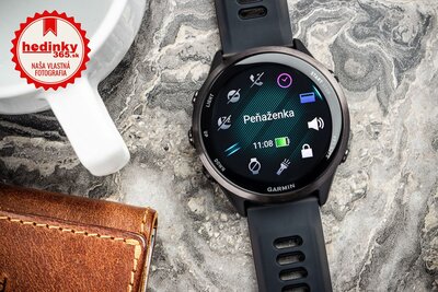 (SK) Garmin Forerunner 570 (47mm), Slate Gray, Translucent Black