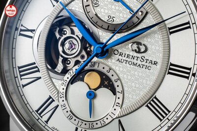 Orient Star Classic M45 F7 Moon Phase Open Heart Automatic RE-BT0005S00B (+ náhradný remienok)