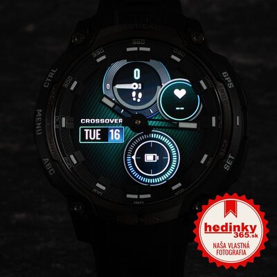 Garmin Instinct Crossover AMOLED Tactical Edition, Black