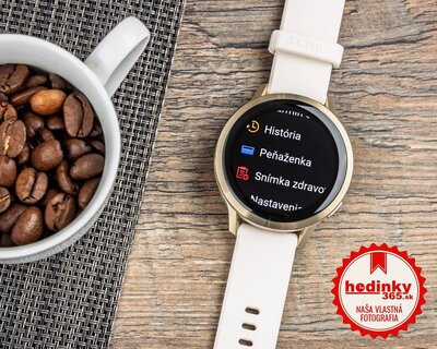 Garmin Venu 4 41mm Lunar Gold / Bone, Silicone Band