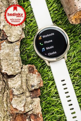 Garmin Venu 4 41mm Lunar Gold / Bone, Silicone Band