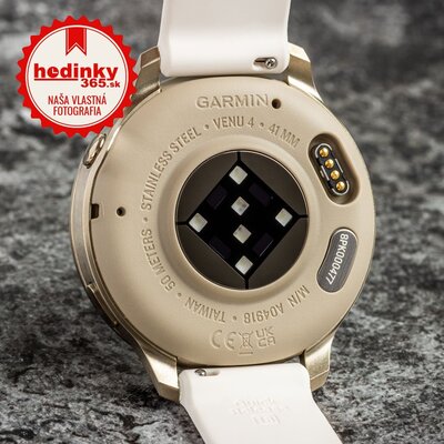 Garmin Venu 4 41mm Lunar Gold / Bone, Silicone Band