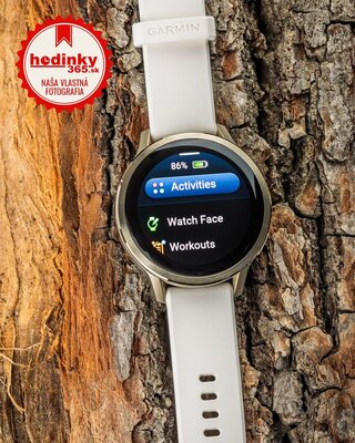 Garmin Venu 4 41mm Lunar Gold / Light Sand, Leather Band (II. Akosť)