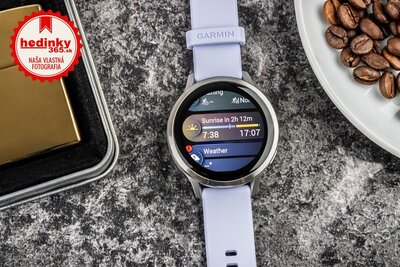 Garmin Venu 4 41mm Silver / Periwinkle, Silicone Band