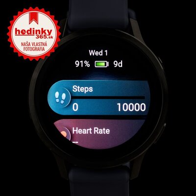 Garmin Venu 4 41mm Silver / Periwinkle, Silicone Band