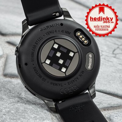 Garmin Venu 4 41mm Slate / Black, Silicone Band