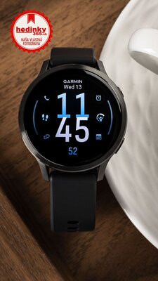 Garmin Venu 4 41mm Slate / Black, Silicone Band