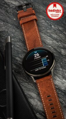 (SK) Garmin Venu 4 45mm Slate / Brown, Leather Band (+ náhradný remienok)