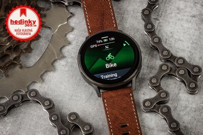 (SK) Garmin Venu 4 45mm Slate / Brown, Leather Band (+ náhradný remienok)