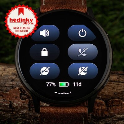 (SK) Garmin Venu 4 45mm Slate / Brown, Leather Band (+ náhradný remienok)