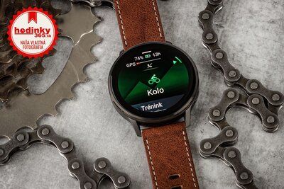 (SK) Garmin Venu 4 45mm Slate / Brown, Leather Band (+ náhradný remienok)