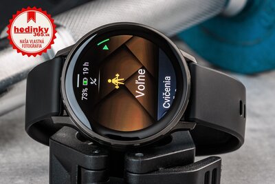 (SK) Garmin Venu 4 45mm Slate / Brown, Leather Band (+ náhradný remienok)