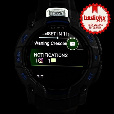 Garmin Instinct 3 AMOLED 50mm, Black/Bolt Blue