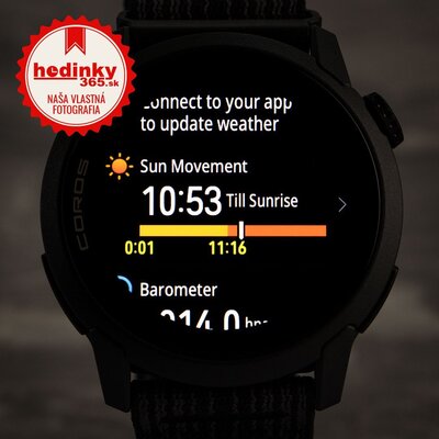 Coros Pace 4 Black / Nylon Band (rozbalené)