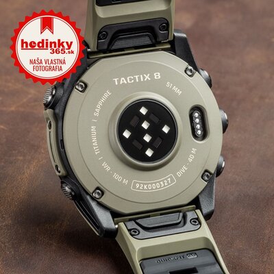 Garmin Tactix 8 Sapphire AMOLED 51mm, Olive Drab Cerakote