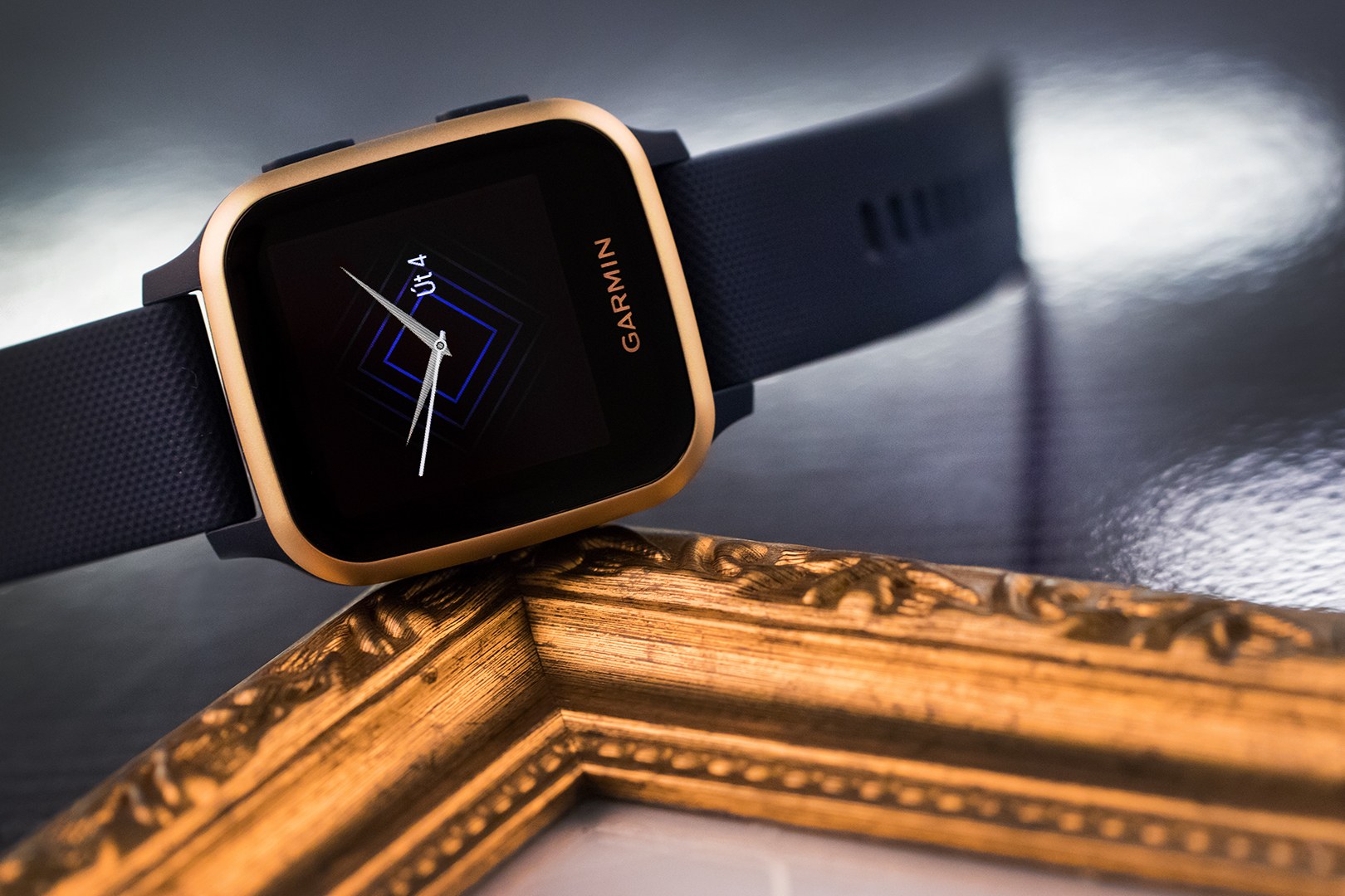 Garmin Venu Sq Music, LightGold/Blue 